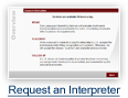 Request a sign language interpreter